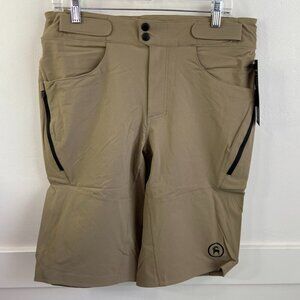 NWT Backcountry Fossil Tan Empire Bike Short